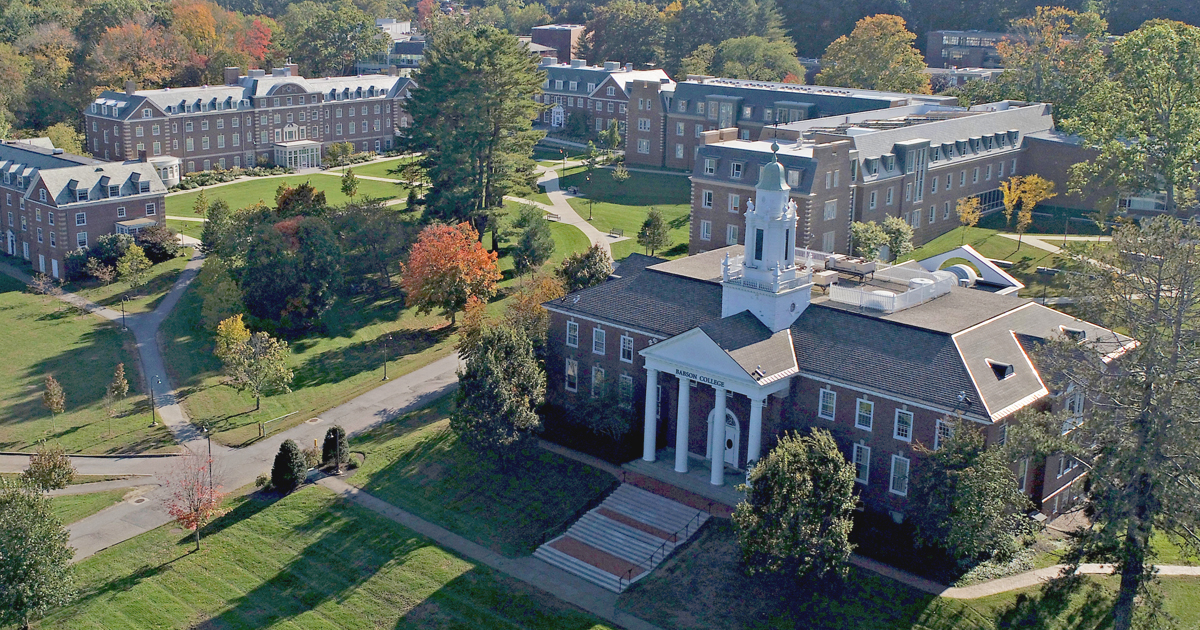 babson college admissions tour