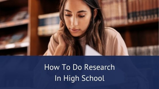 how to get research published in high school