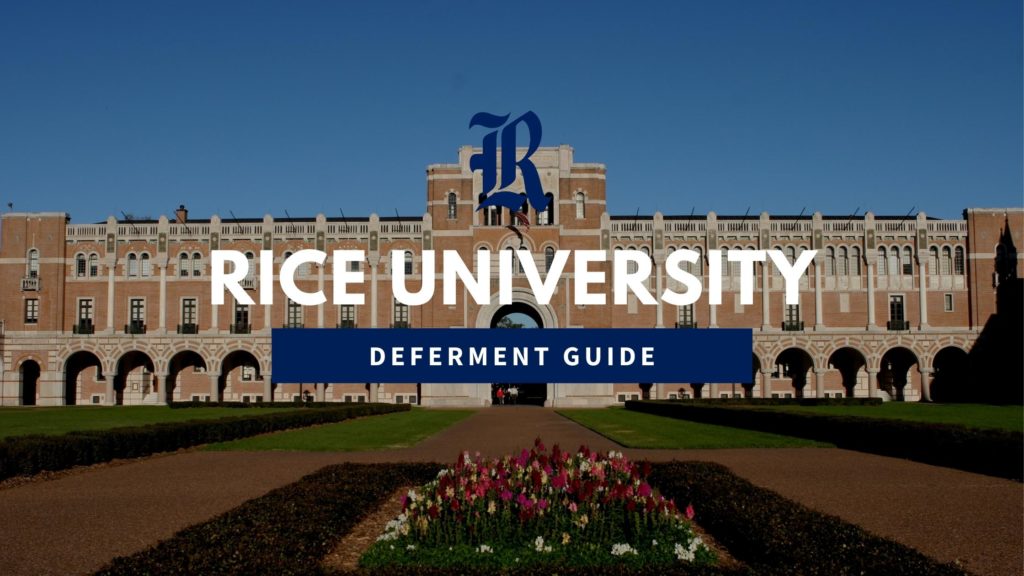 What to do if You’re Deferred by Rice