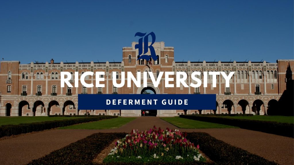 What to do if You’re Deferred by Rice