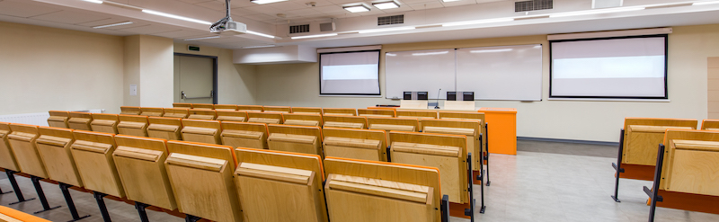 Modern lecture hall for students