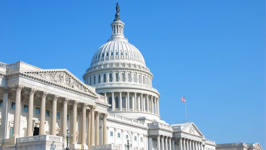 Congress building in Washington D.C.